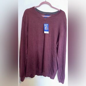 Apt. 9 Maroon Seriously Soft Sweater